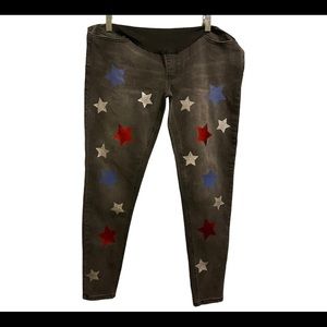 Refashioned Time and Tru’s Maternity Dark Gray Skinny Jeans Size Medium